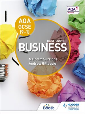 cover image of AQA GCSE (9-1) Business